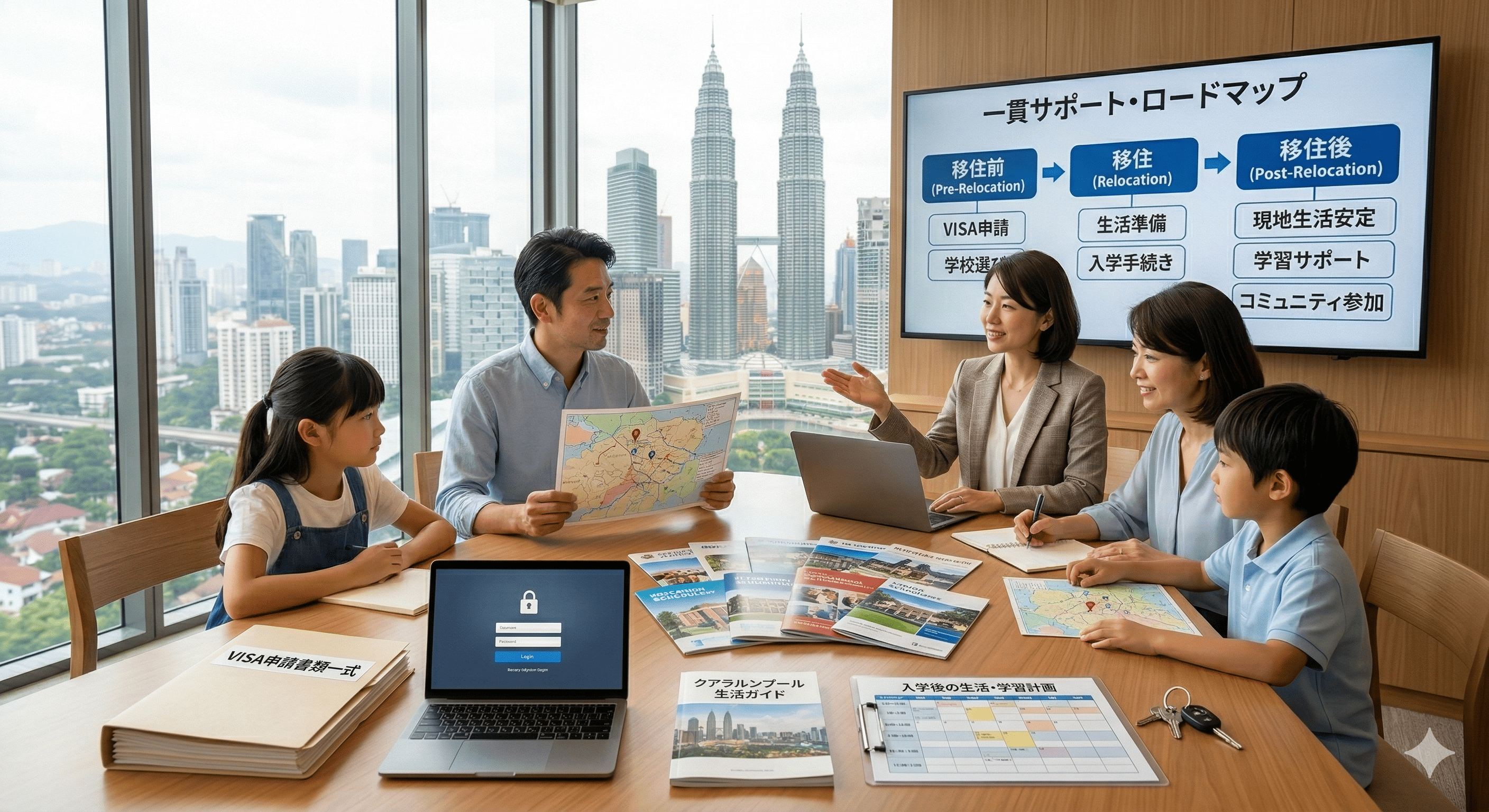 入学で終わらない、移住後まで続く一貫サポート